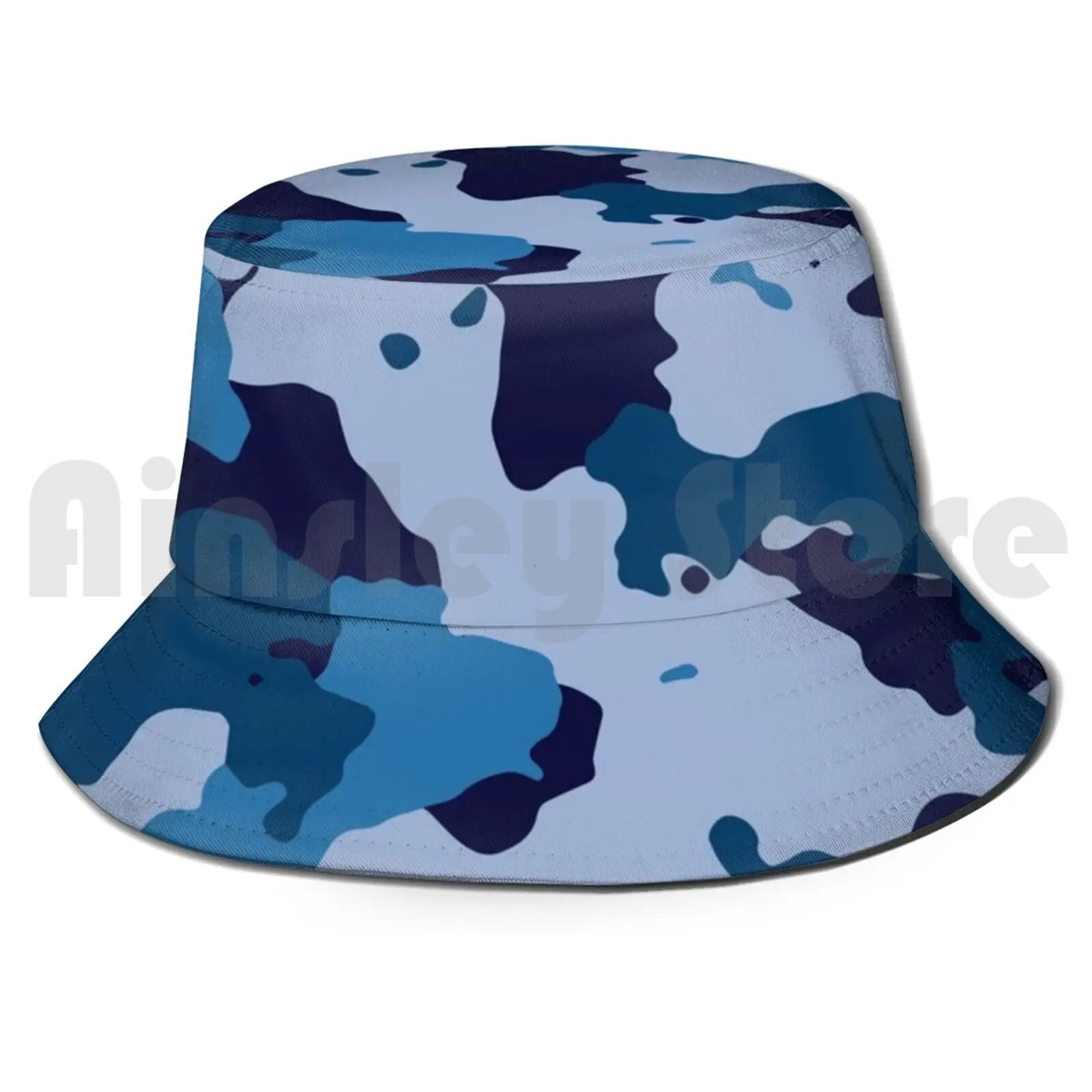 Blue Camouflage Sun Hat 1606 Bucket Hat 