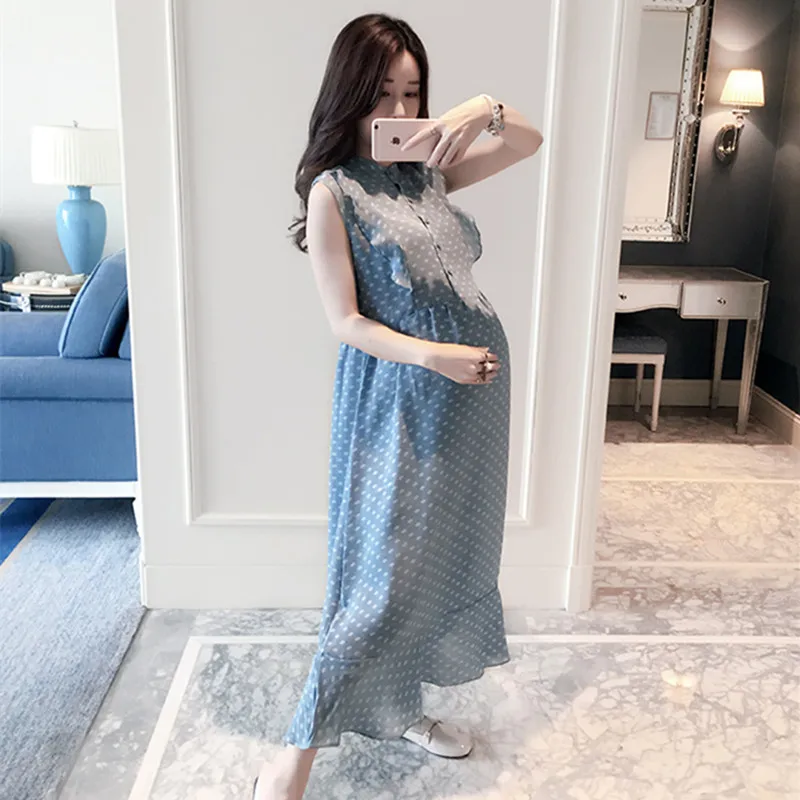 Maternity Dresses Expectant Mother Dot 