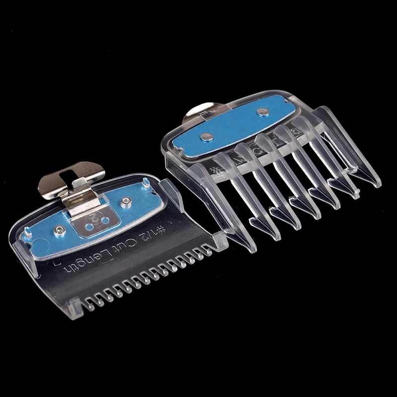 Juego de Peine guía para máquina cortadora profesional, accesorios de limpieza de mascotas, 2 uds. (1,5mm + 4,5mm), tamaño de 1,5 y 4,5 Mm