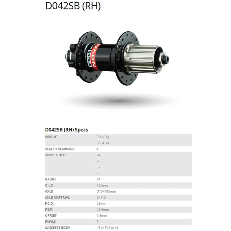 Novatec D041SB D042SB диски для горных велосипедов тормозная ступица 6 болтов ось передняя