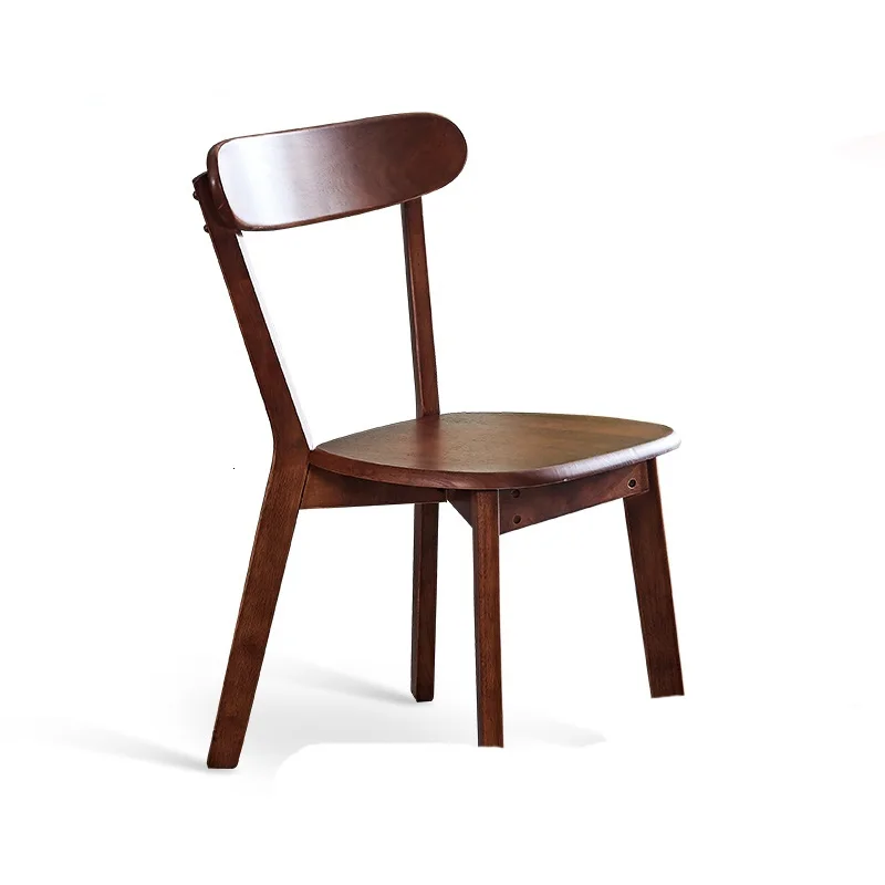

Europe Solid Wood Household Simplicity Backrest Restaurant Small Modern Home Furniture Dining Room Furniture dining chair
