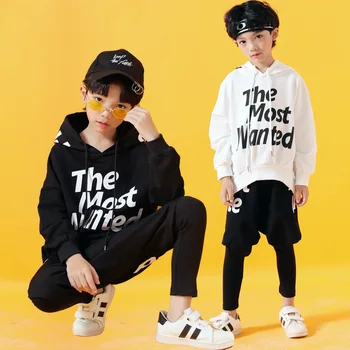 

Western Boys Clothes Pullover Youth Boy Hooded Jumper Children's Hoodies Casual Sweatshirt Tops Harem Pants 3-13 Year Sweatpants