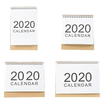 

Table 2020 Calendar Double Glue 365 days Daily Planner Notes Kraft Paper Creative Checker Agenda Home Office Notepad