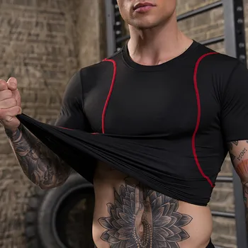 

New Natural Weight-loss Shirt Workout Body Shapers T-shirt Men Sweat More Fat Burning Waist Trainer Men Body Shaper Men Bodysuit