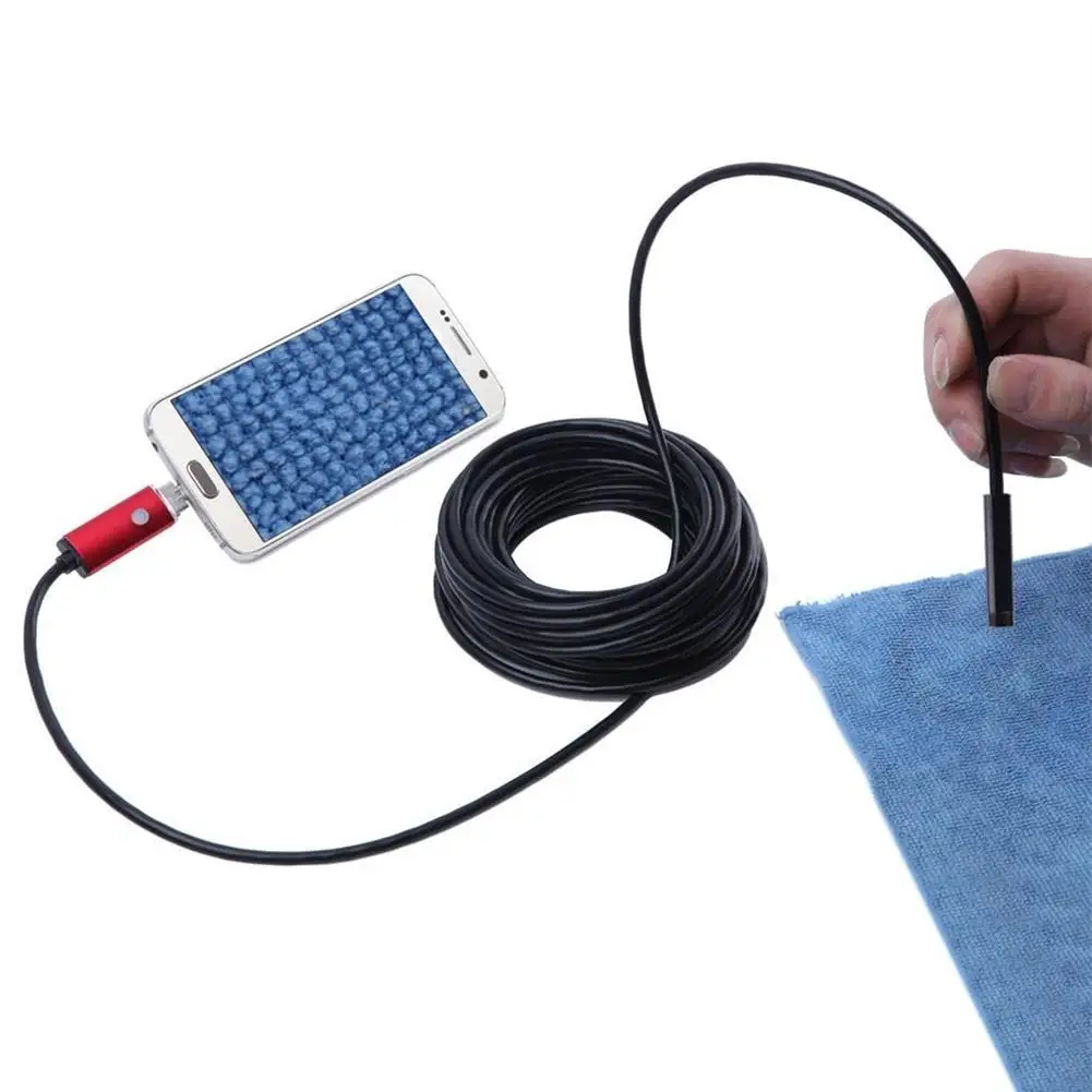 6LED 10 м кабель 5,5 мм 1/9 CMOS USB эндоскоп бороскоп инспекционная змея камера