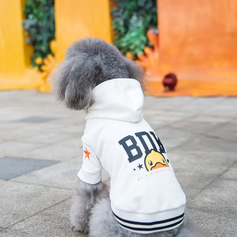 Hipidog дизайн белая модная флисовая толстовка для собак Кофты для щенков для собак