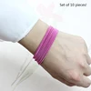 New Fashion Jewelry Women's Gift Carbon Steel Material Diameter 1.7mm Spring Screw Head Can Open Elastic Color Spring Bracelet 6