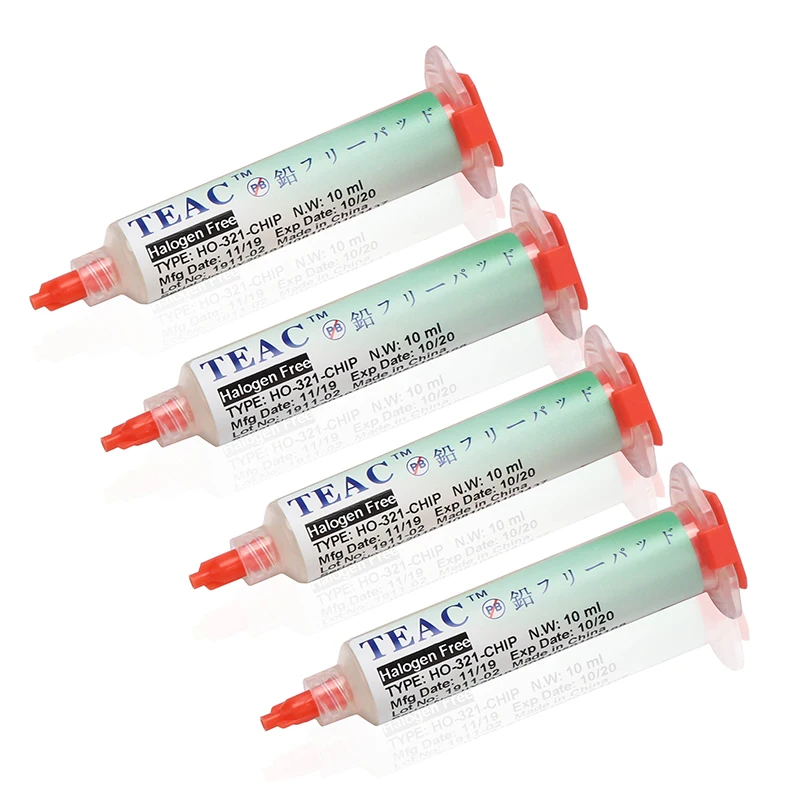 TEAC HO321CHIP solder paste low smoke needle tube soldering paste