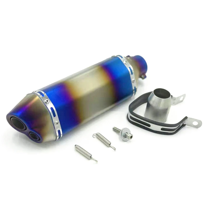 Глушитель для Akrapovic выхлопной трубы мотоцикла escape для trk502 suzuki gsr 600 crf 230 egzoz mt10 xadv r1200rt ninja300 xmax - Цвет: O