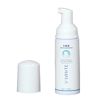 

V-WHITE 60ml Toothpaste Whitening Foam Natural Mouth Wash Water Teeth Whitening Toothpaste Oral Hygiene Toothpaste