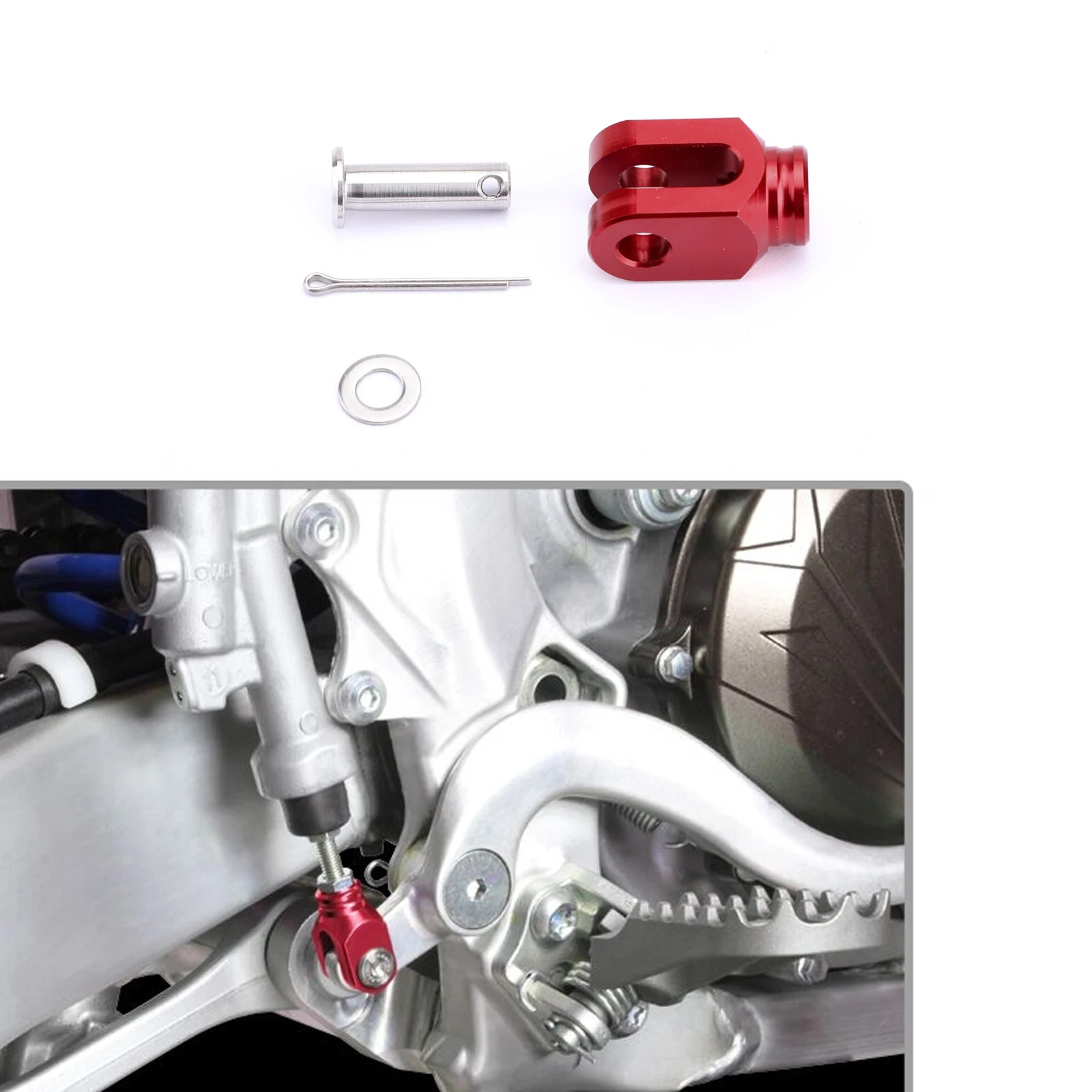 Artudatech для Honda 400X CB250F CB300F CB400 F/SF CB500 X/F CNC Заготовка задний тормозной Скоба головка