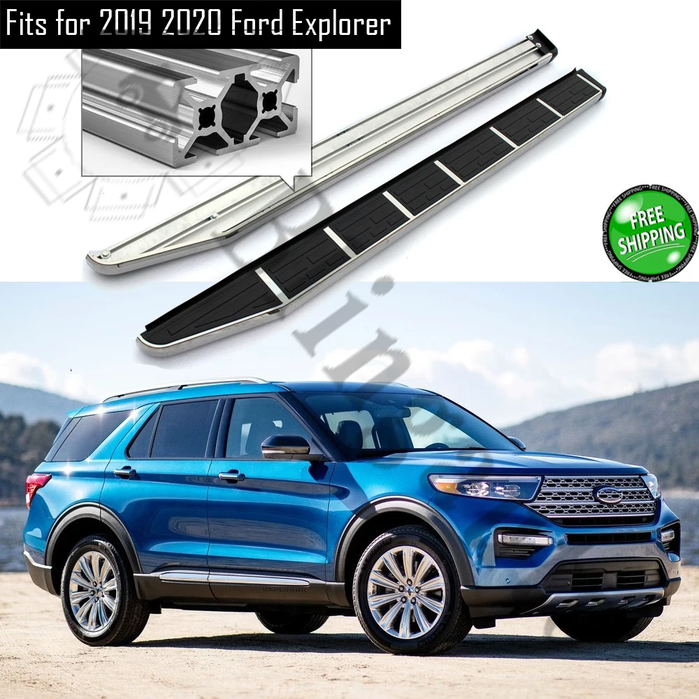 Боковая ступенька из нержавеющей стали подходит для подножки F ord Explorer 2019 2020 Nerf