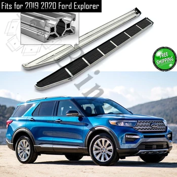 

Stainless steel side step fits for F ord Explorer 2019 2020 running board Nerf bar pedal protector side stairs platform