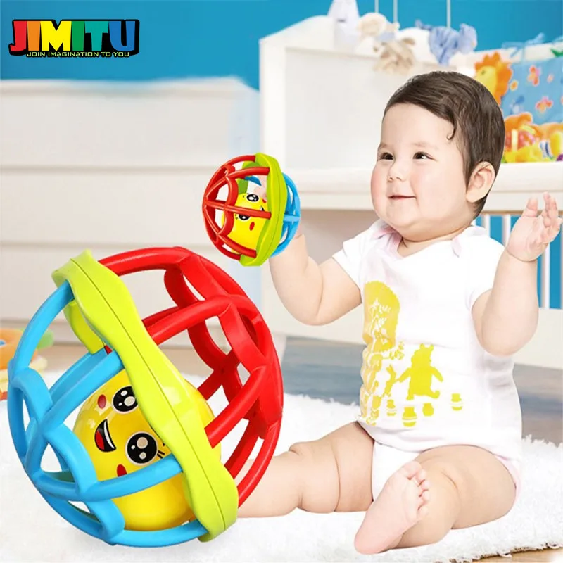 JIMITU мяч для детей игрушка погремушки для младенца Развивающие детские интеллектуальные игрушки Пластиковые Руки захватывающий мяч игрушка для детей 0-12 месяцев