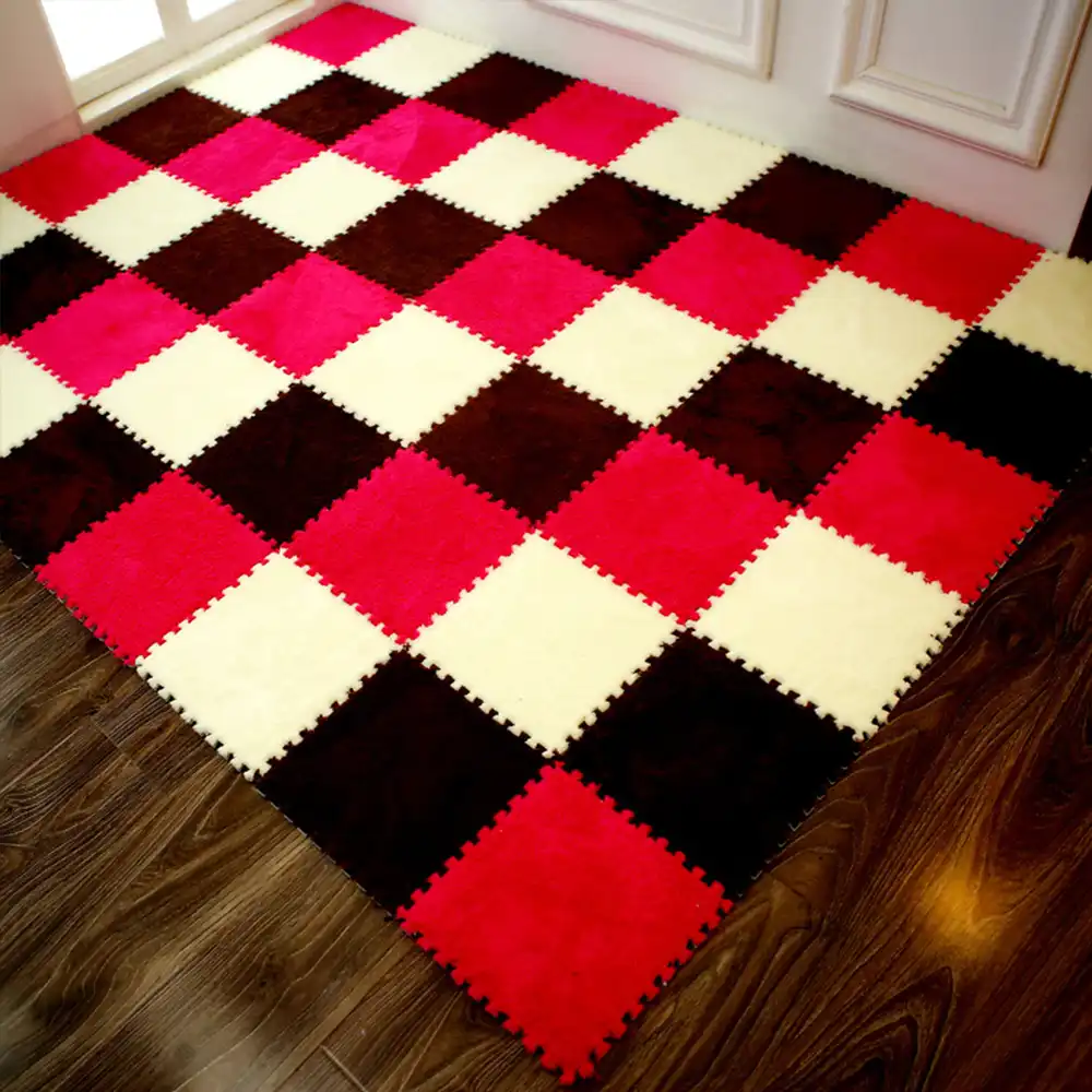 30*30 см EVA плюшевые головоломки лохматые пены коврики бархатистый коврик декоративный детский коврик для комнаты детские игрушки для ползунков коврик Водонепроницаемая подкладка