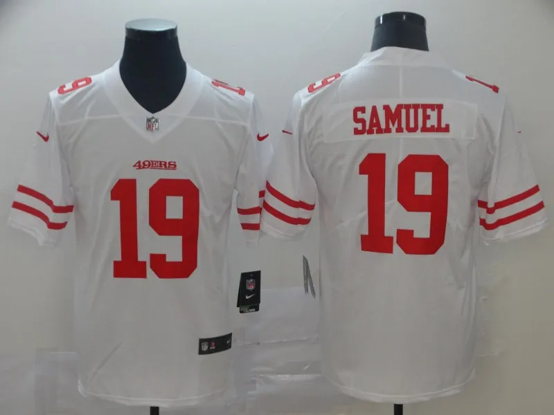 3 Stitiched, мужской Сан-Франсиско 1 49ers Deebo Samuel Jersey - Цвет: 3