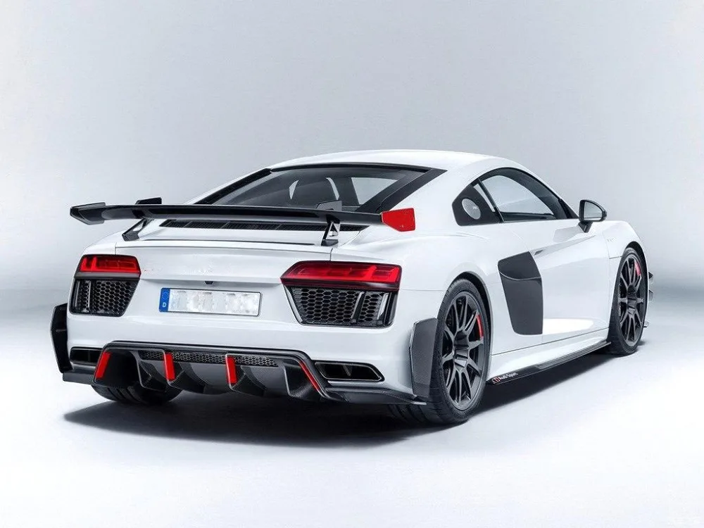 Боковое крыло из углеродного волокна для Audi R8- разветвитель заднего бампера