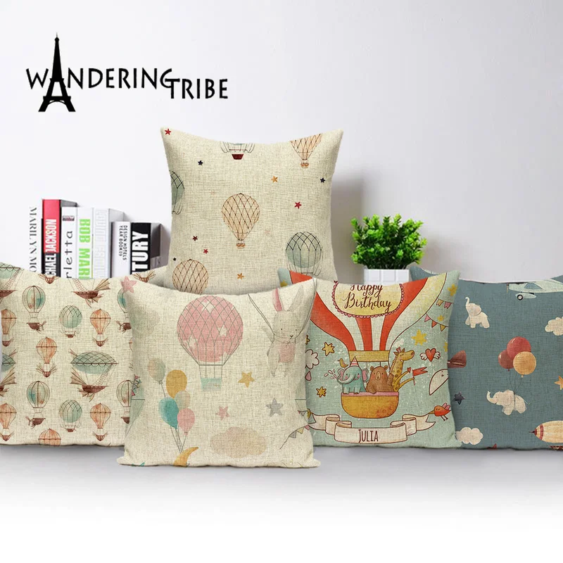 

Cartoon Bear Cushion Covers Nordic Lovely Decor Throw Pillow Case Children Cushions Home Pillows Cover Custom Cases Kissen