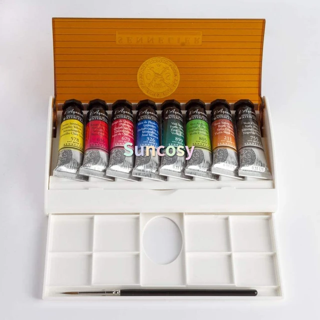  Sennelier French Artists' Watercolor Set, 10ml Tubes