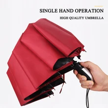 E-FOUR DIY печать логотипов зонт в автомобиле Путешествия Зонтик Ветрозащитный складной авто открыть и закрыть складной маленький зонт