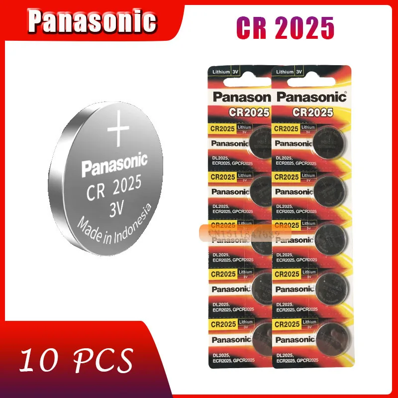 10pcs original brand new battery for PANASONIC cr2025 3v button cell coin  batteries for watch computer cr 2025 _ - AliExpress Mobile