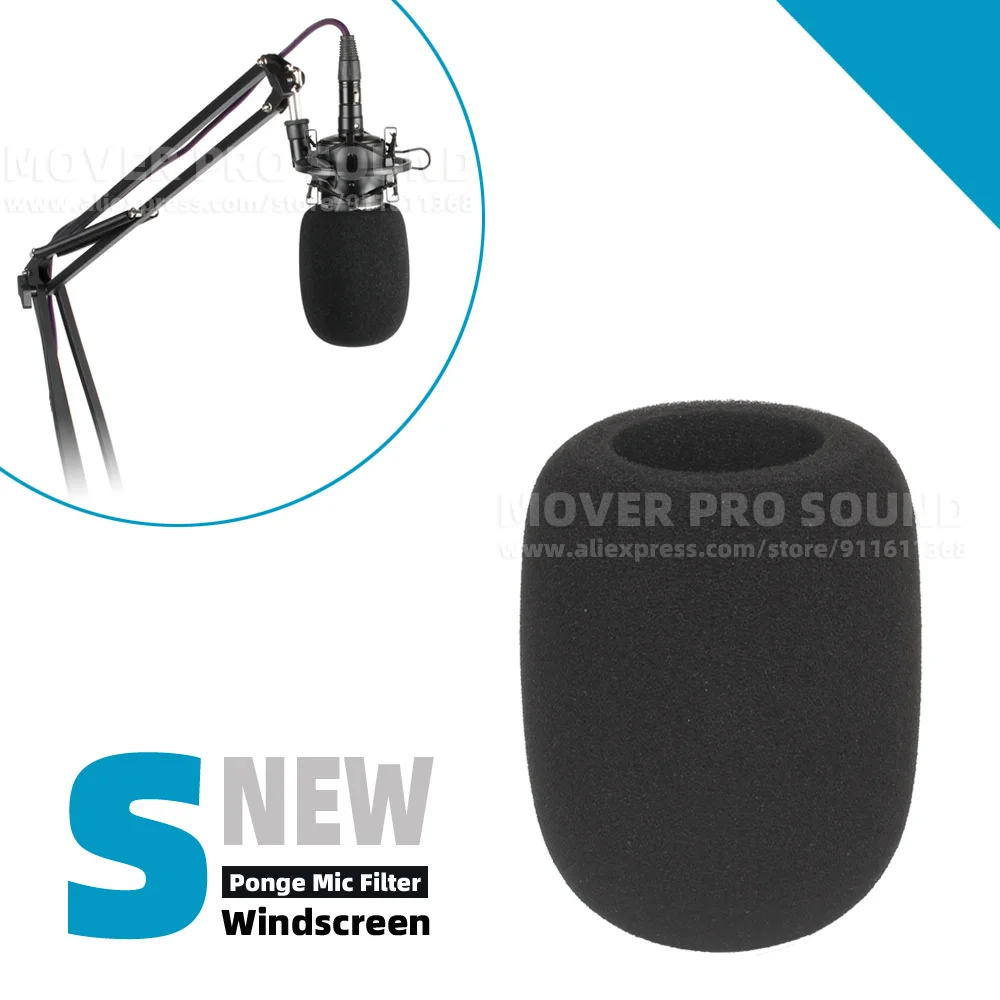 

For WARM AUDIO WA 47 87 14 251 WA-47 WA-87 WA47 WA87 Windscreen Cover Microphone Screen Anti Pop Filter Sponge Mic Windshield