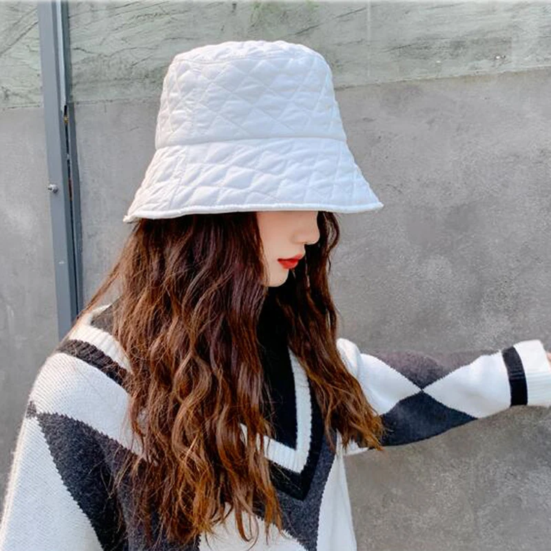 2021 New Solid Bucket Hat Two side Wear 