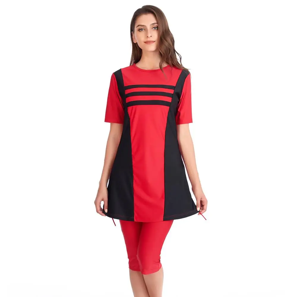 Muslim Swimwear for Women short sleeve modest swimwear - 5