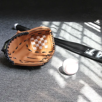 

Outdoor Sports Brown Black Baseball Glove Softball Practice Equipment Size 10.5/11.5/12.5 Left Hand for Adult Man Woman Training