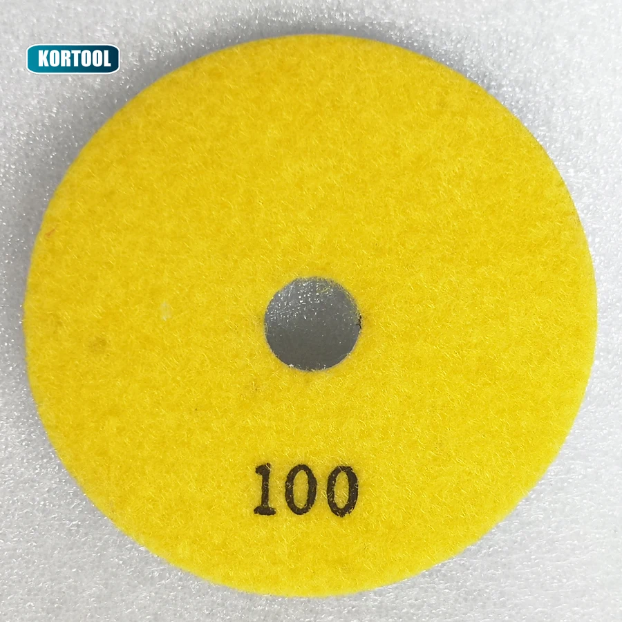Diamond Polishing Pads Wet/Dry for Granite Stone Concrete Marble Polishing Use Grinding Discs Set  Spiral Type
