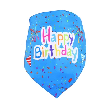 

Pet Dog Decorative Collar Birthday Bandanas Puppy Scarfs Dog Bandanas Scarf Bowties Collar Pet Square Bibs For Puppies Kitten I