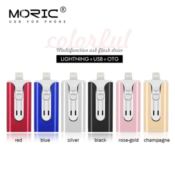 

2019 New iOS Usb Flash Drive For iPhone/iPad /Android Phone 2.0 USB Stick For iPhone6 7 8 X XS XR Pendrive 128GB Disk On Key