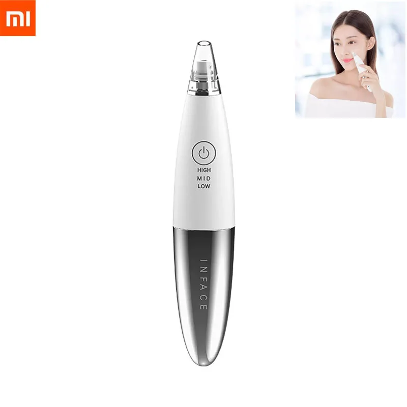 Xiaomi InFace вакуумный отсос для угрей удаления дермабразии шрам акне пилинг для пор лица чистый уход за кожей лица Красота Инструменты