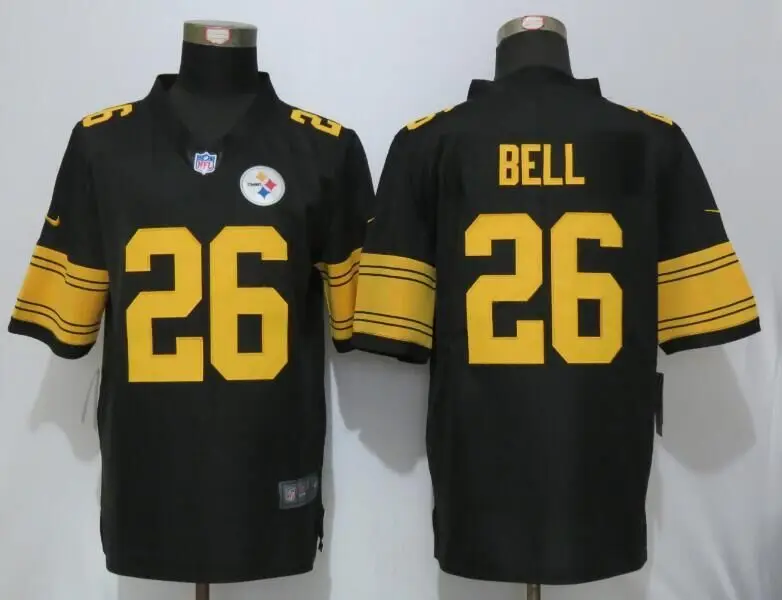 COLOR AS PHOTO SHOWN Stitiched, Питтсбург антоно коричневый Ryan Shazier Le'Veon Bell Ben Roethlisberger Elite для мужчин Джерси - Color: COLOR AS PHOTO SHOWN