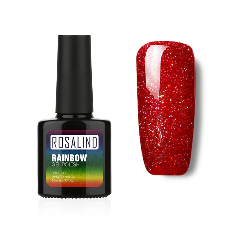

Rosalind Gel Varnish Nail Polish For Manicure Rainbow 10Ml Varnish Semi Permanent Uv Nail Art Polish Gel Varnishes For Nails