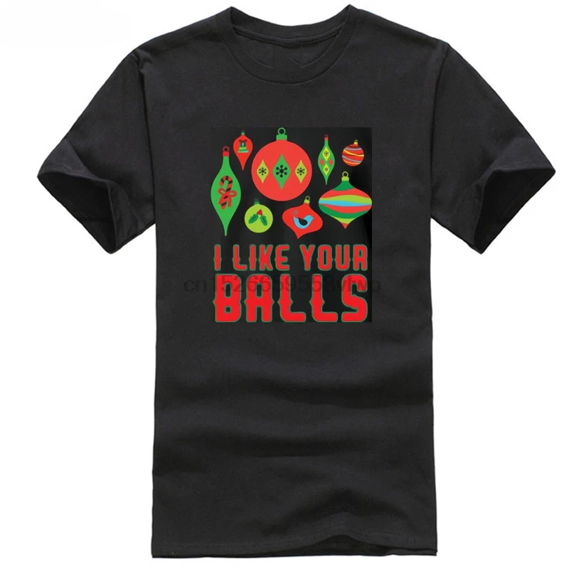 Рождественский джемпер I Like Your Balls свитер забавная шутка скидка 2019 популярный