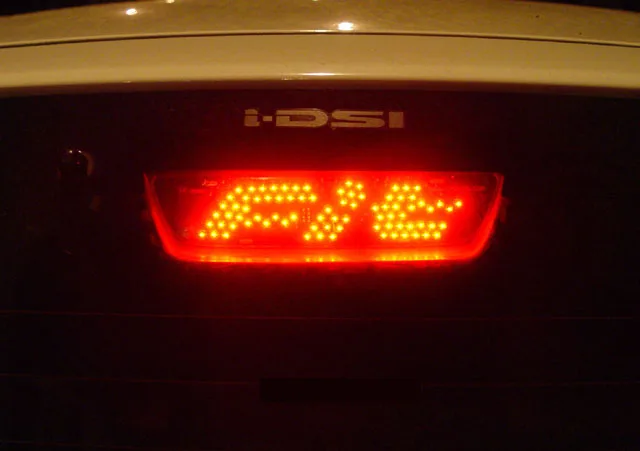 Автомобиль дополнительный стоп-сигнал третьей светодиодный стоп-сигнал автомобиля световой стоп-сигнал задний фонарь для Honda Fit Jazz 2002 2003 2004 2005 2006 2007