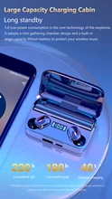 New Wireless A9 TWS Light Digital Display Bluetooth Headset Bluetooth 5 0 In Ear Stereo Earbuds Earphone With Touch Breathing