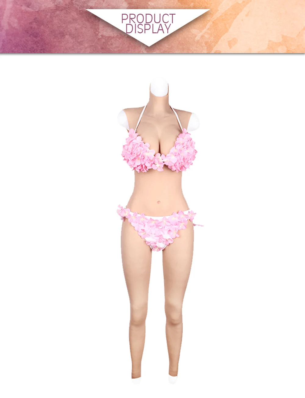 eyung breast enhancer silicone bodysuit breast forms for crossdressing man Crossdresser drag queen fake boobs Bodysuit  Costume (5)