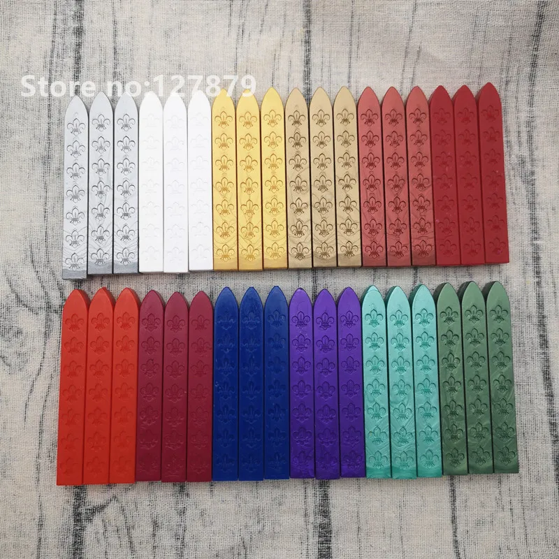 

3pcs 21colors DIY Handmade Invitations Card Envelope Sealing Wax Strips Practical Vintage Sealing Wax Arrow Pattern Wax Strip