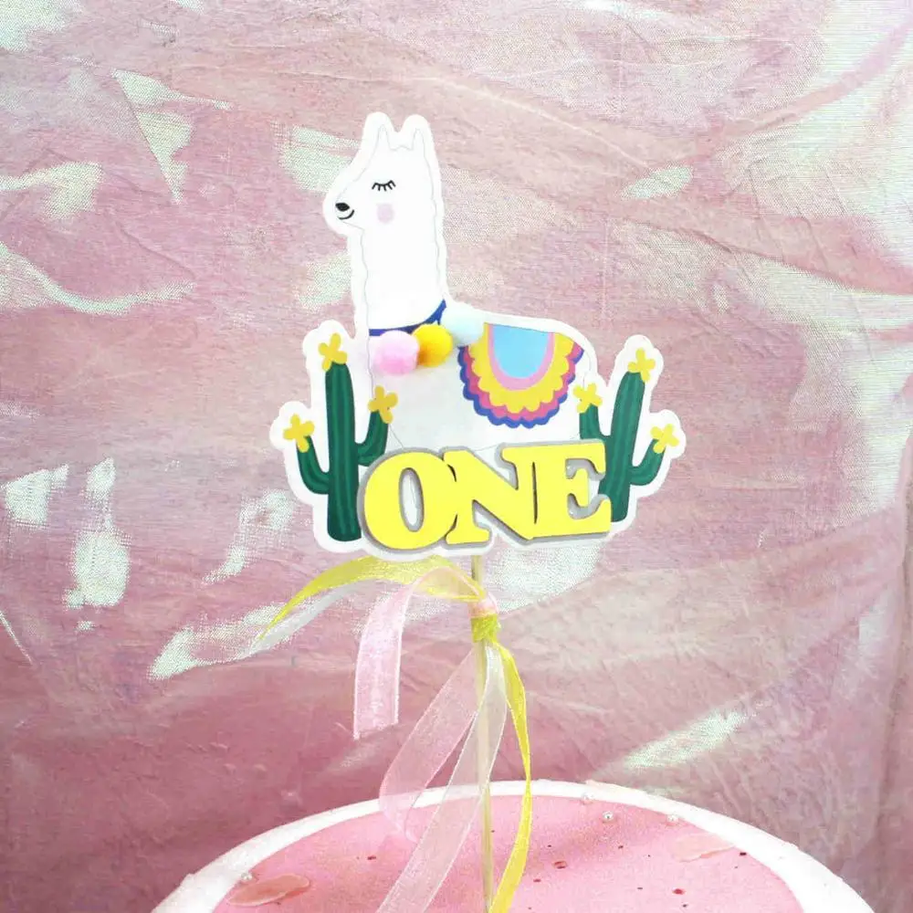 Красочные Альпака латексные шарики для свадебного украшения Llama майларовая фольга баллоны с днем рождения Круглый Гелиевый шар детский душ - Цвет: topper 1pcs
