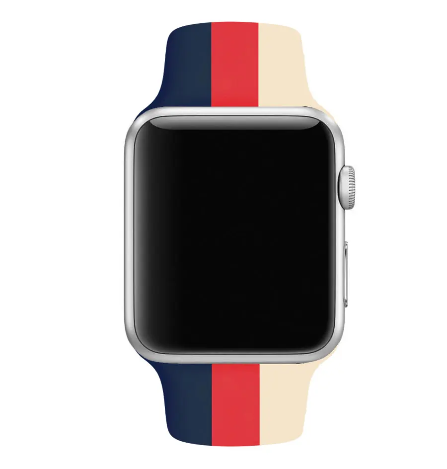 Ремешок силиконовый для apple watch band 44 мм 40 iwath 42 38 браслет series 6 se 5 4 3 2 | Наручные часы