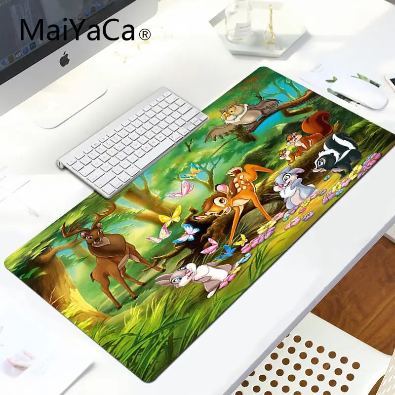 MaiYaCa ваши собственные коврики Bambi прочный резиновый коврик для мыши подставка для ноутбука игровой шкафчик мыши коврик для мыши игровой коврик для мыши