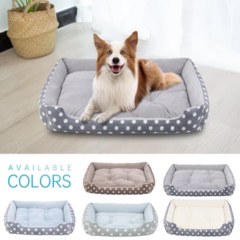 

Multi-color And Multi-size Pet Cat Bed For Cats And Dogs Plush Bed With Removable Cushion For Puppy And Cat Mattress For Pet Hot