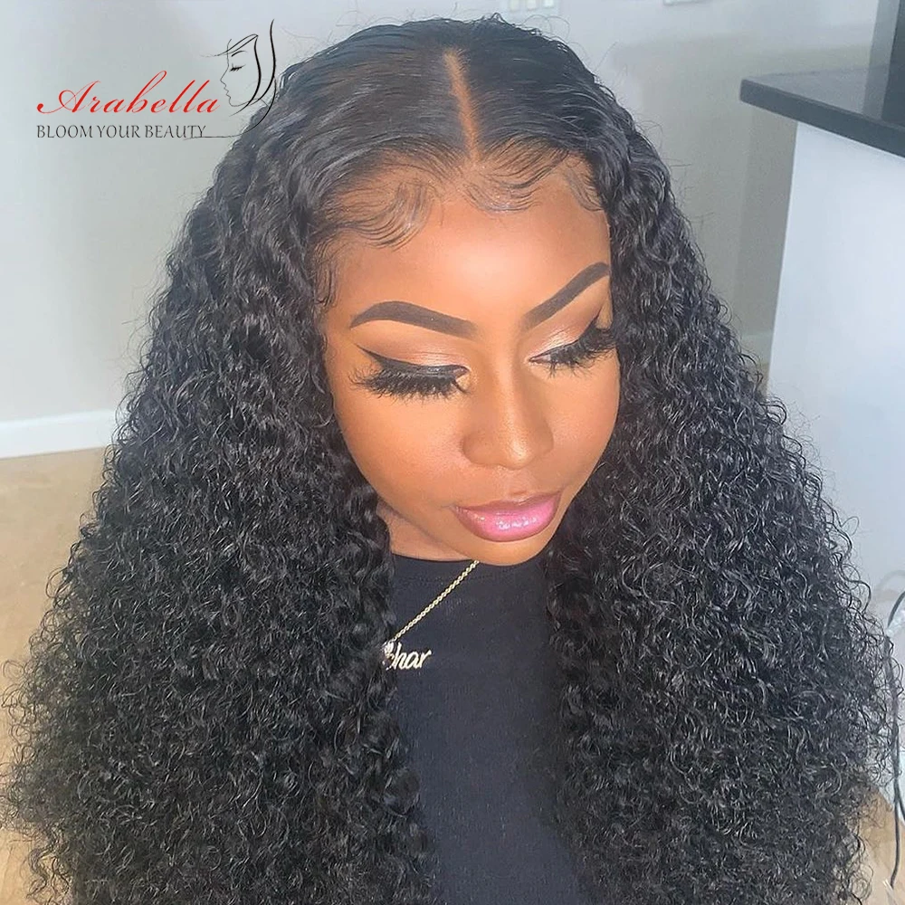 Jerry Curly Wig 100 Human Hair Closure Wig With Baby Hair Pre Plucked