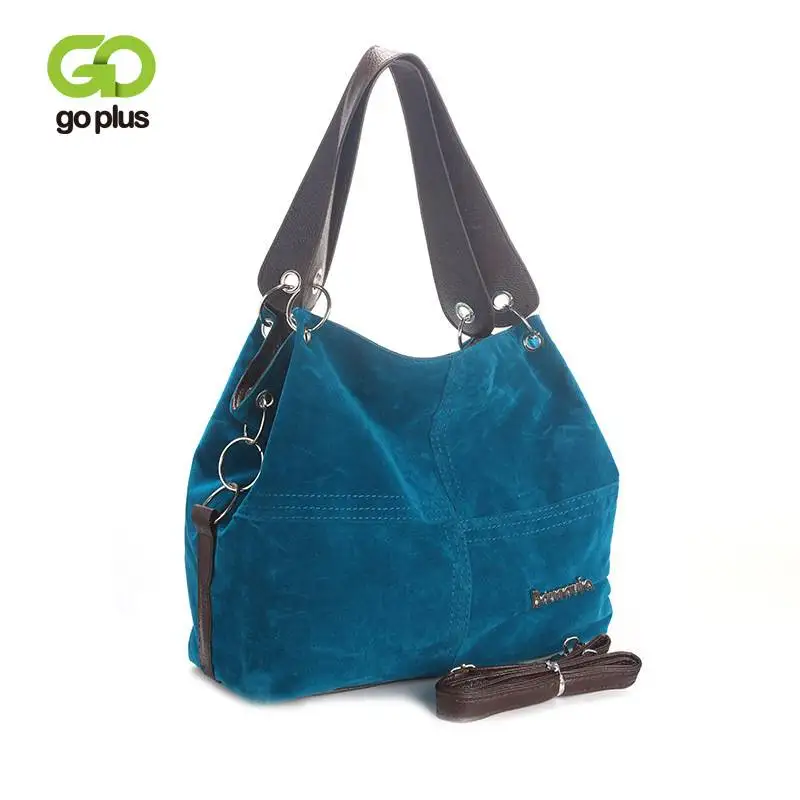 

GOPLUS New Women's Bag Fashion Shoulder Bag Vintage Handbags Fashion Crossbody Big Bags Patchwork Flannel