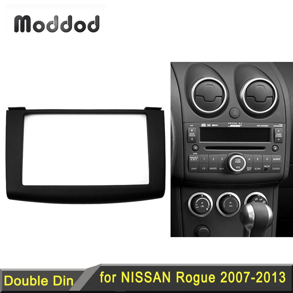 Двойной разъем Facia для NISSAN Rogue 2007 + радиоприемник CD DVD стерео панель приборная