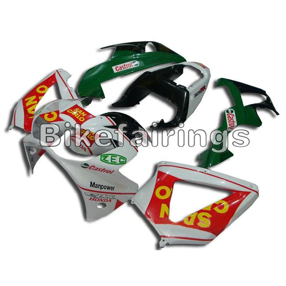 Впрыска полный комплект обтекателя Для Honda CBR900RR 929 2000 2001 CBR 900 RR 00 01 ABS пластиковые комплекты для корпуса мотоцикла красный белый зеленый