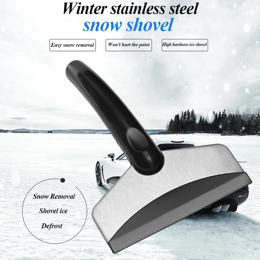Ice Scraper Snow Shovel Windshield Auto Defrosting Car Winter Snow Removal  Cleaning Tool Winter Car Accessories Ice Scraper - Ice Scraper - AliExpress