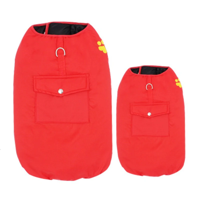 

Waterproof Pets clothing New Winter Warm Dog Clothes Padded Vest Zipper Jacket Coat For Medium Large Dogs Ropa Perro Dropshing